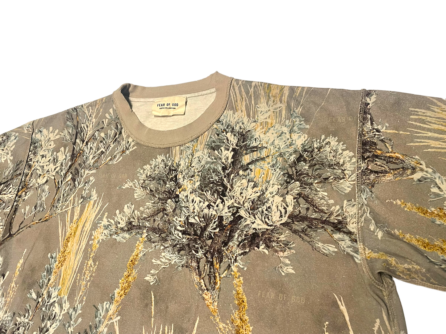 FEAR OF GOD  6th collection Floral T-shirt