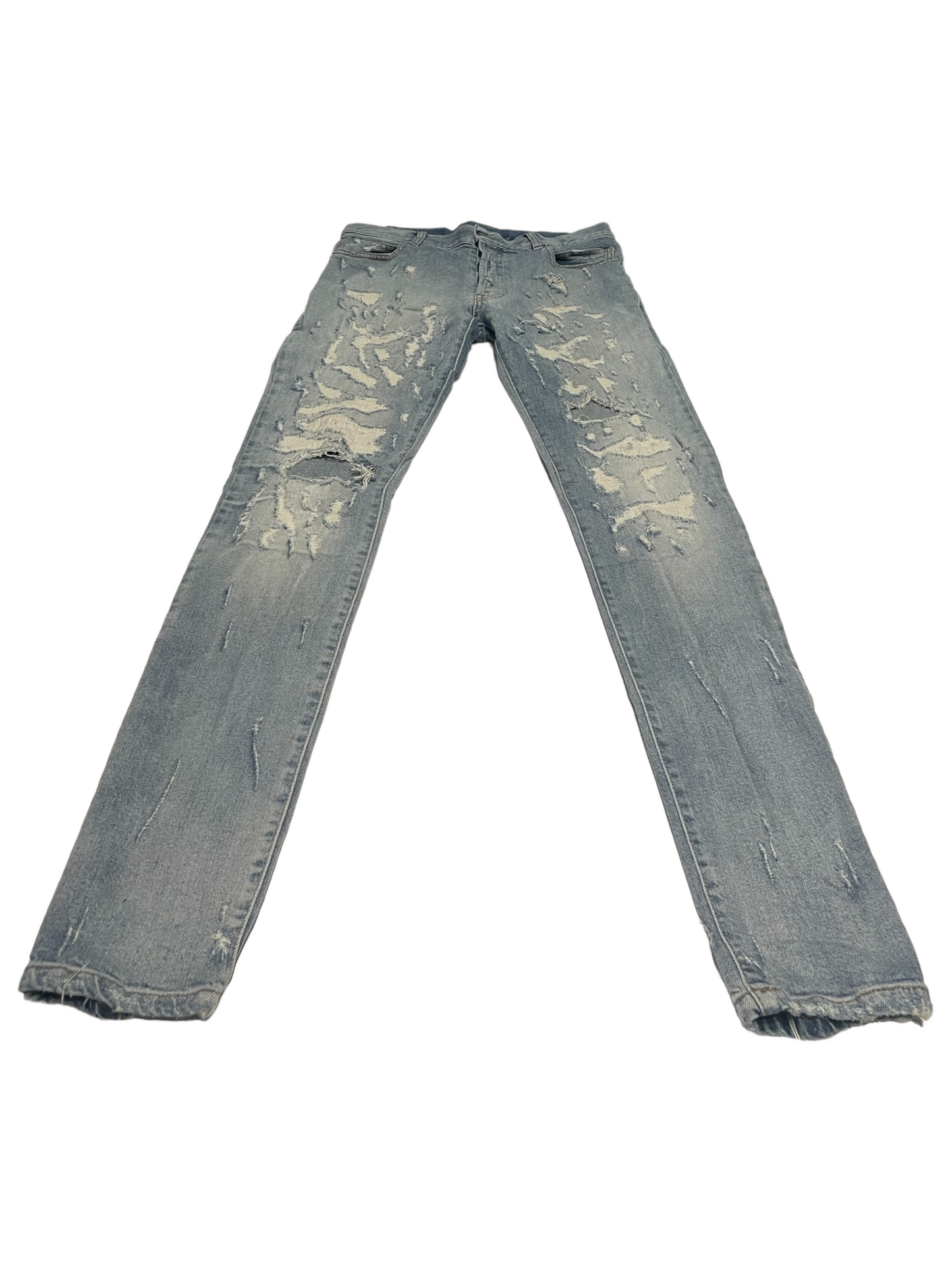 Balmain Distressed Denim