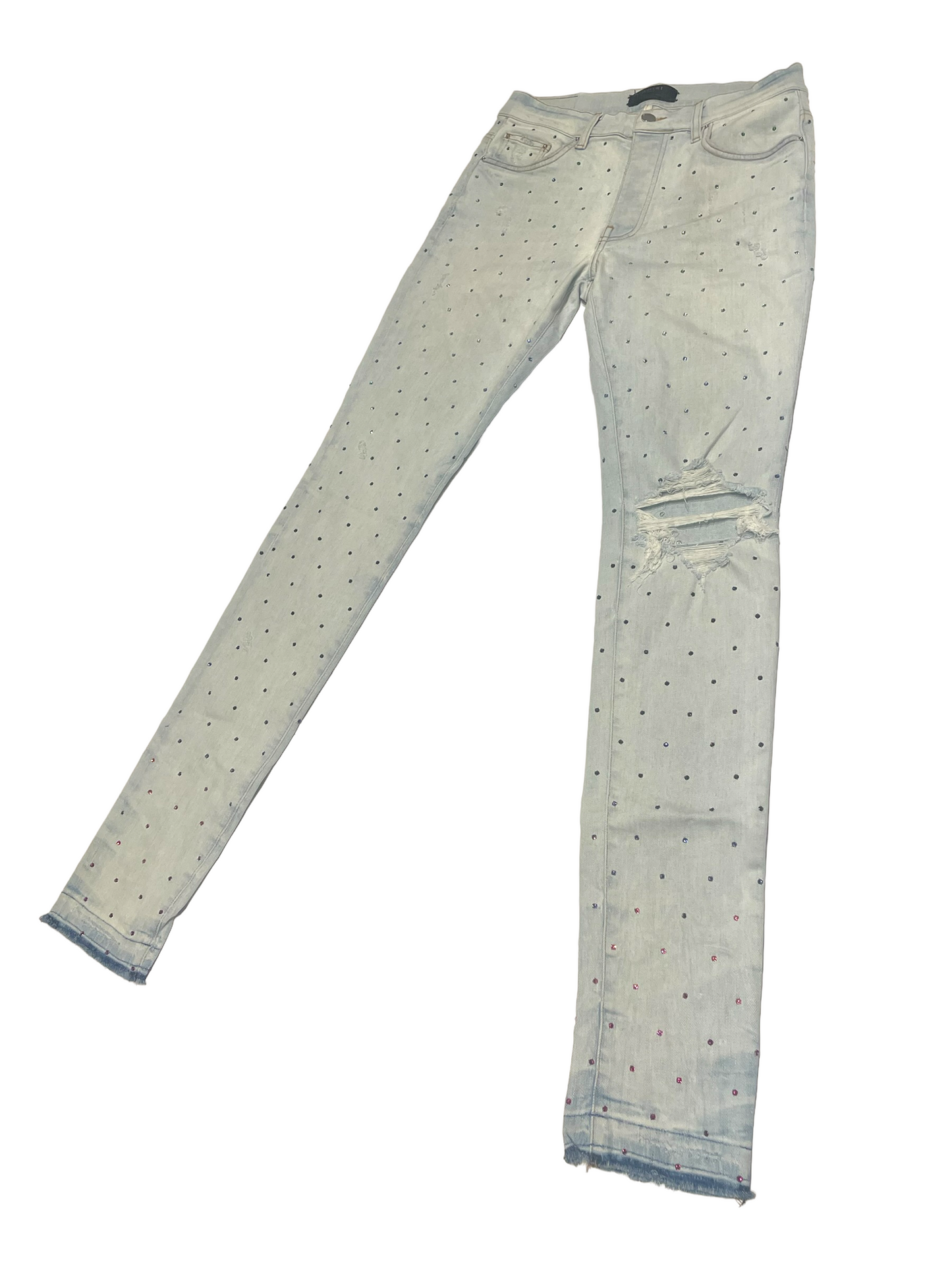 AMIRI studded skinny jeans