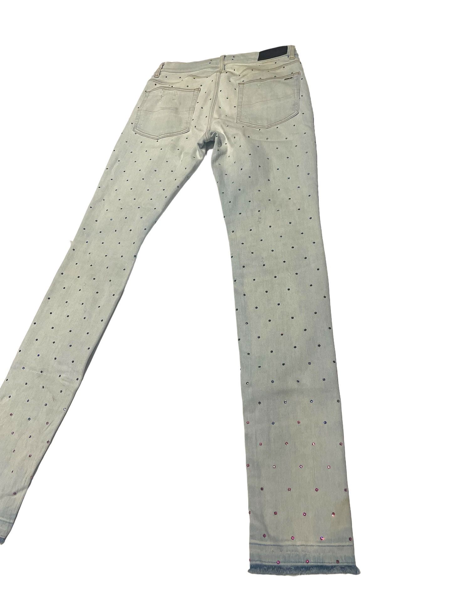 AMIRI studded skinny jeans