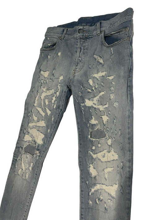 Balmain Distressed Denim