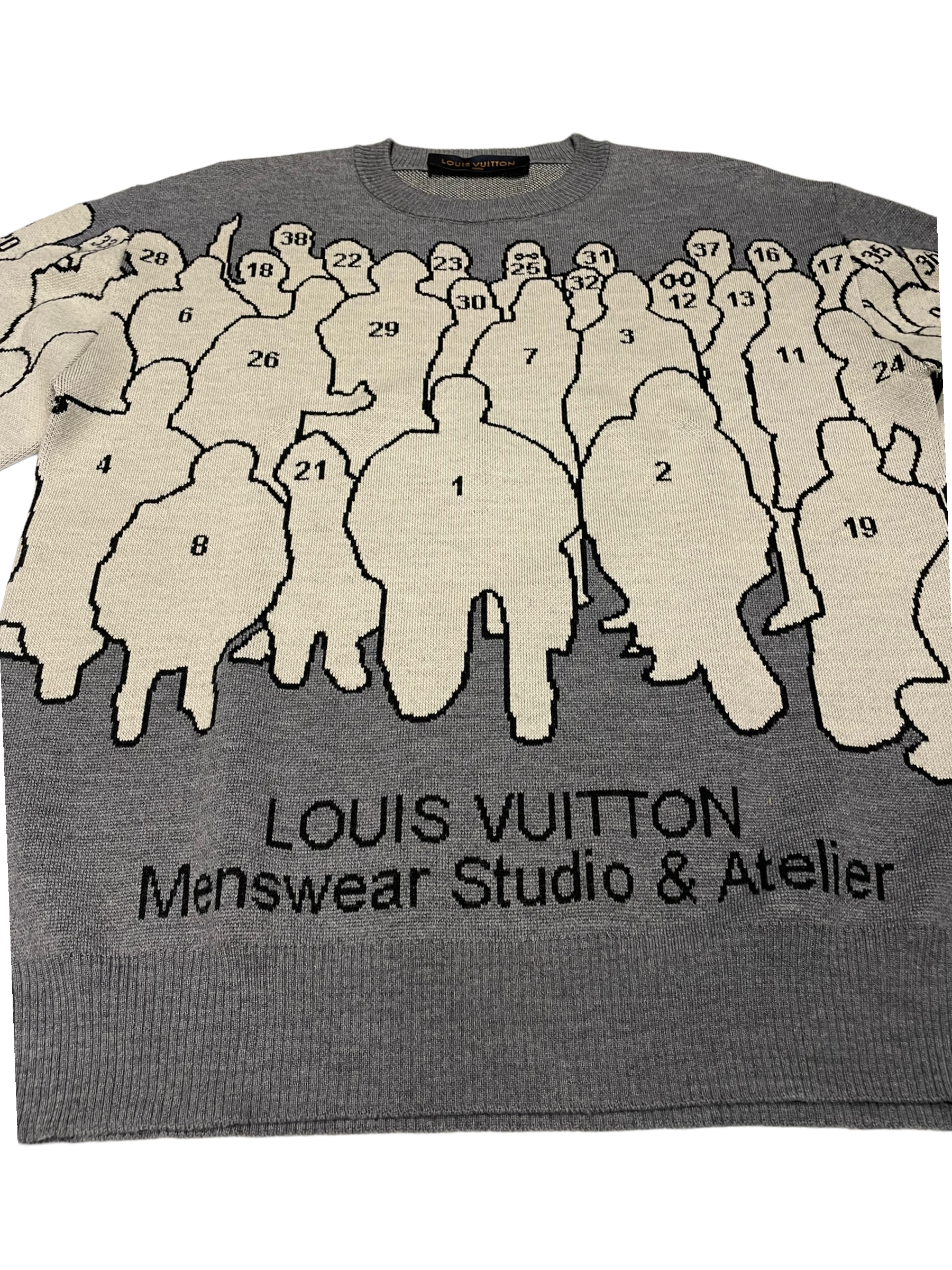 Louis Vuitton Louis Vuitton Rare Studio Jacquard Sweater Virgil
