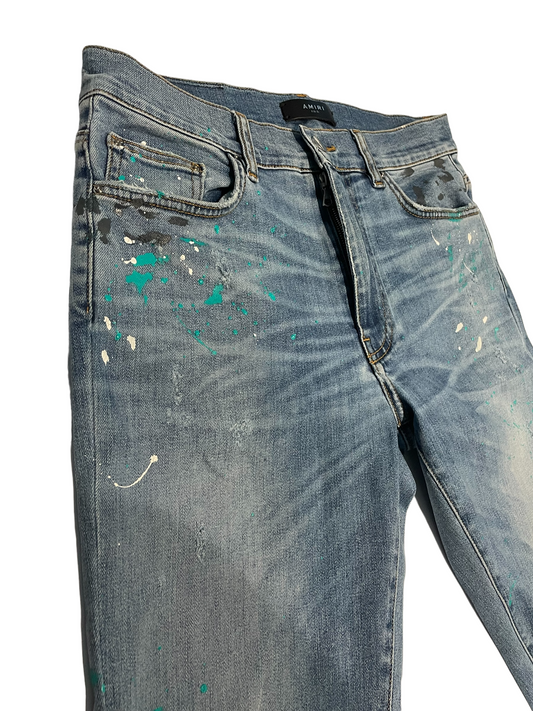 AMIRI Paint Splatter Denim